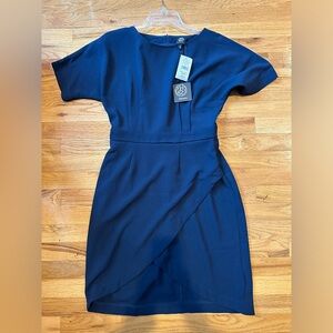 NEW Bobeau navy blue dress